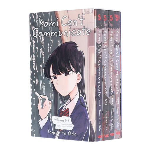 Komi Can't Communicate (Volumes 1-4) by Tomohito Oda 4 Books Collection Box Set (Includes Double-Sided Poster)- Manga - Paperback Graphic Novels Viz Media, LLC