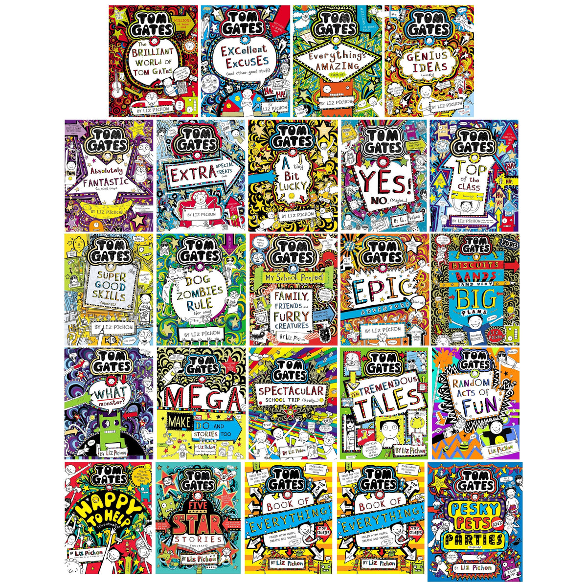 Tom Gates by Liz Pichon: Books 1-24 Collection — Books2Door