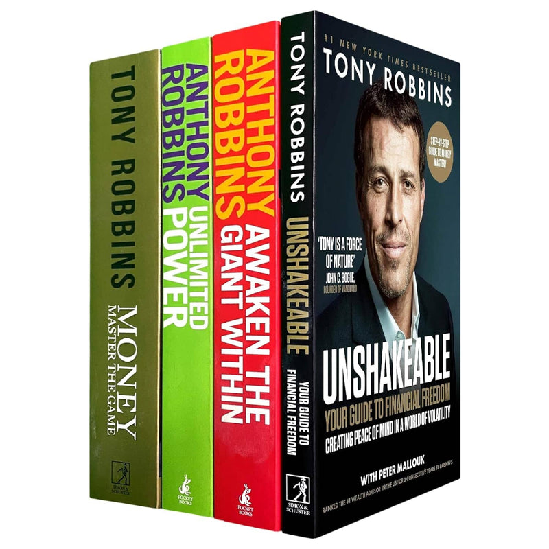 Anthony & Tony Robbins Success Mastery Collection 4 Books Set - Non Fiction - Paperback Non-Fiction Simon & Schuster