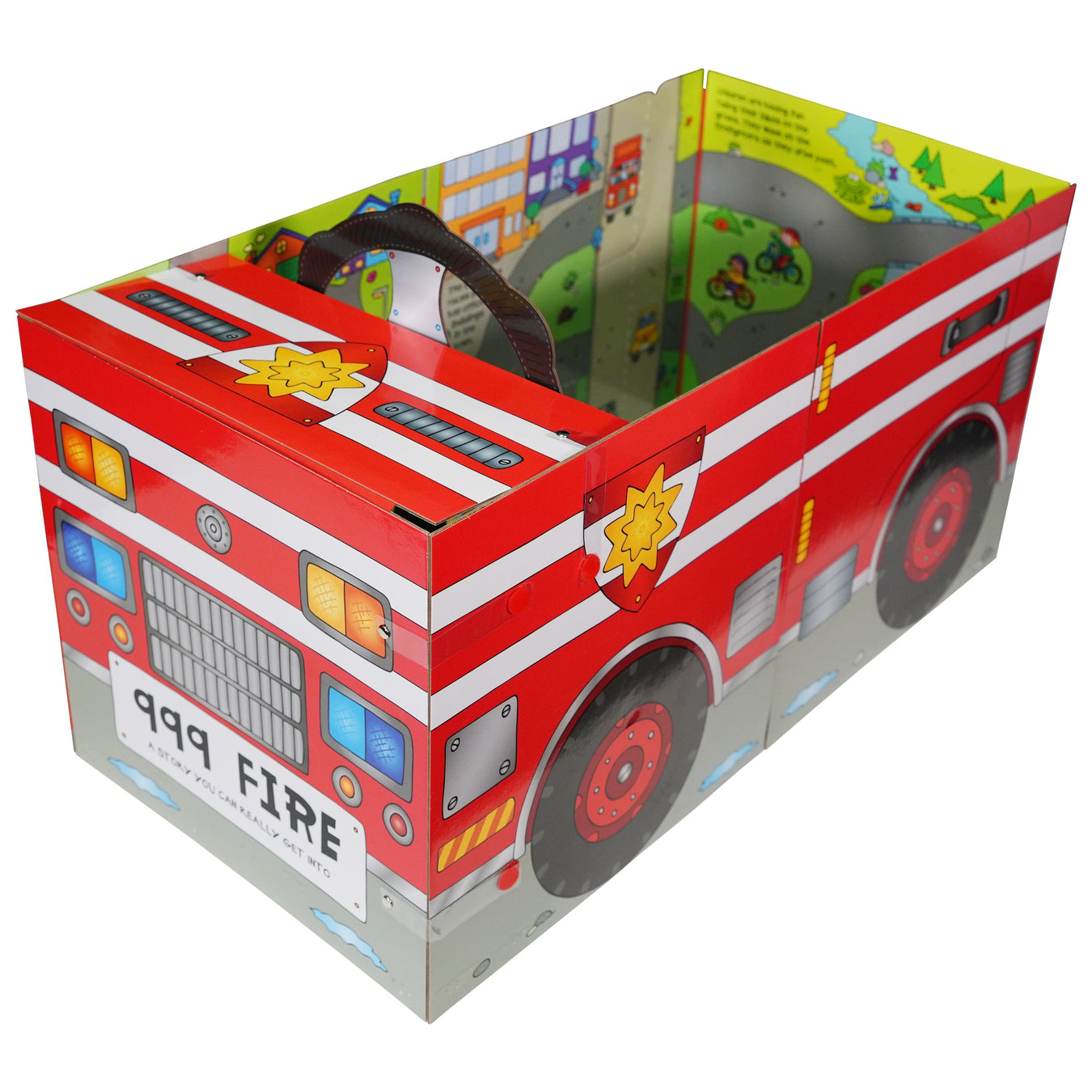 Convertible Fire Engine – Great Value Sit In Fire Engine, Interactive Playmat & Fun Storybook By Amy Johnson - Ages 2+ - Board Book 5-7 Miles Kelly Publishing Ltd