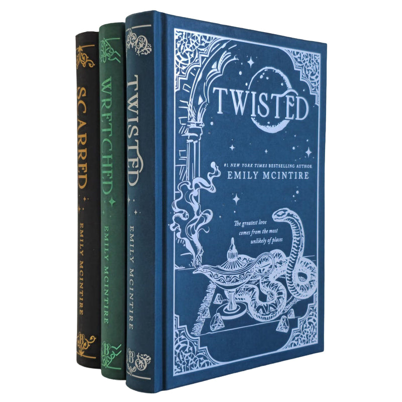 Never After Series by Emily McIntire 3 Books Collector's Edition Set (Sprayed Edges) - Fiction - Hardback Fiction Sourcebooks