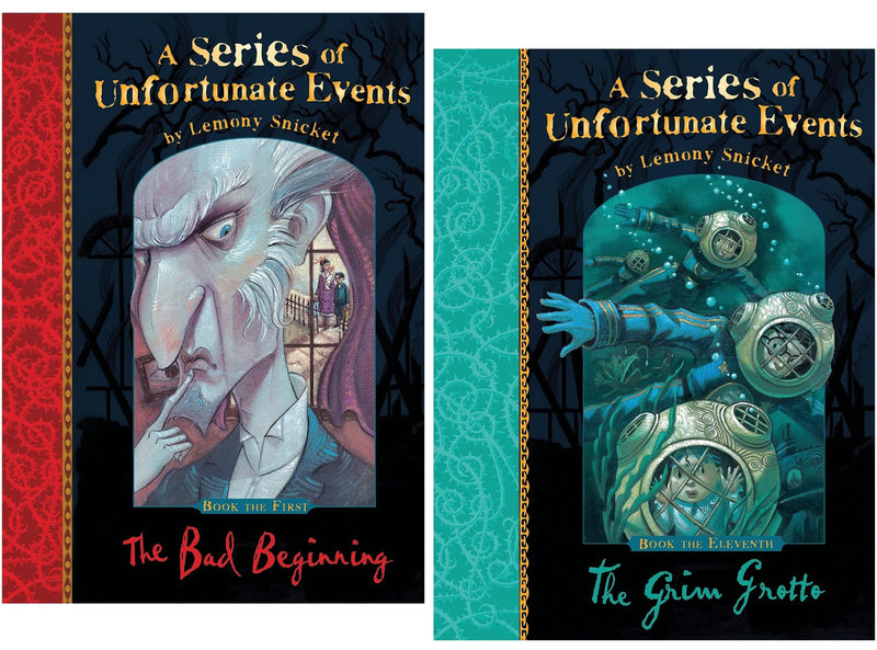 A Series of Unfortunate Events By Lemony Snicket 2 Books Collection Set - Ages 9-14 - Paperback 9-14 HarperCollins Publishers