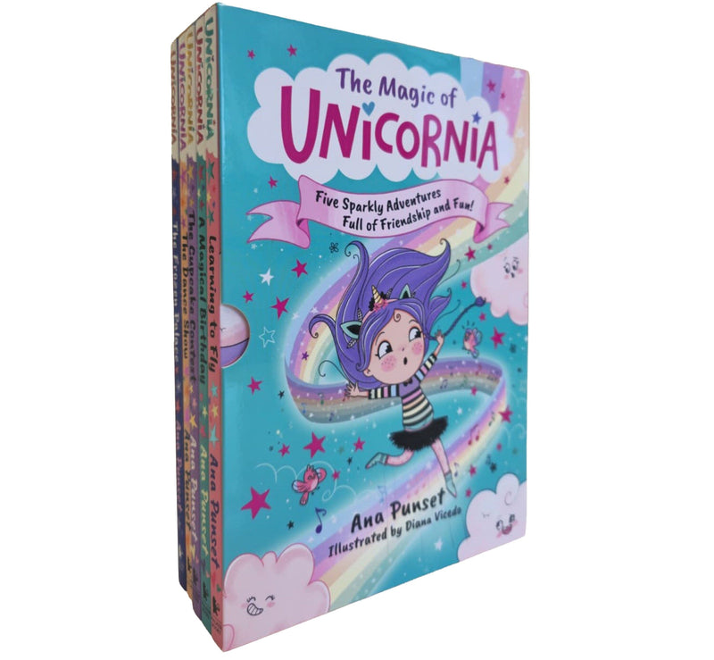 The Magic of Unicornia Series by Ana Punset Illustrated 5 Books Collection Box Set - Ages 5+ - Paperback 5-7 Walker Books Ltd
