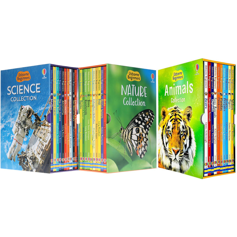 Usborne Beginners Series 30 Books Collection Box Set (Nature, Science & Animals) - Ages 4-10 - Hardback 7-9 Usborne Publishing Ltd
