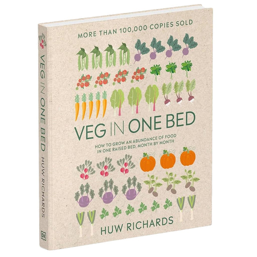 Veg in One Bed: How To Grow An Abundance Of Food In One Raised Bed, Month by Month by Huw Richards - Non Fiction - Hardback Non-Fiction DK