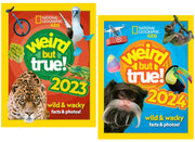 Weird but true! 2023 & 2024: wild and wacky, facts and photos! by National Geographic Kids 2 Books Collection Set - Ages 7-10 - Hardback 7-9 HarperCollins Publishers