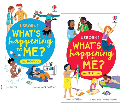 What's Happening To Me? The Boy & The Girl One by Alex Frith & Micaela Tapsell 2 Books Set (What and Why Series) - Ages 10+ - Paperback 9-14 Usborne Publishing Ltd