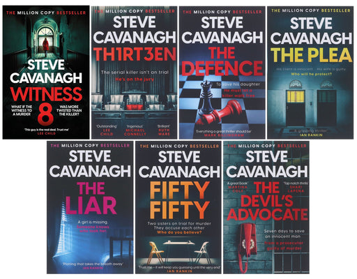 Eddie Flynn Series By Steve Cavanagh 7 Books Collection Set - Fiction - Paperback Fiction Hachette