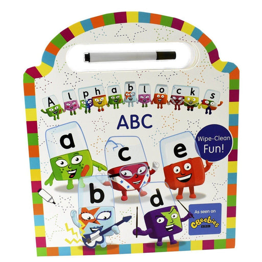 Alphablocks official Wipe Clean ABC - Pen Included Board book - Age 0-5 0-5 Sweet Cherry Publishing