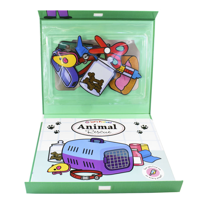 Animal Rescue Lets Pretend - Ages 0-5 - Board Book - Priddy Books 0-5 Priddy Books