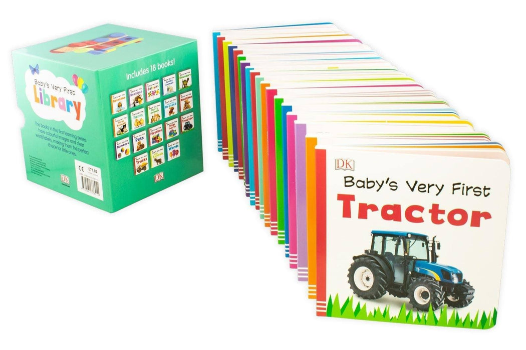Baby's Very First Library 18 Board Books - Ages 0-5 - Board Books 0-5 Dorling Kindersley