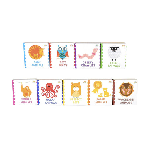 Bright Baby Animals Book Tower 9 Books – Ages 0-5 – Board Books - Fiona Powers 0-5 Really Decent Books