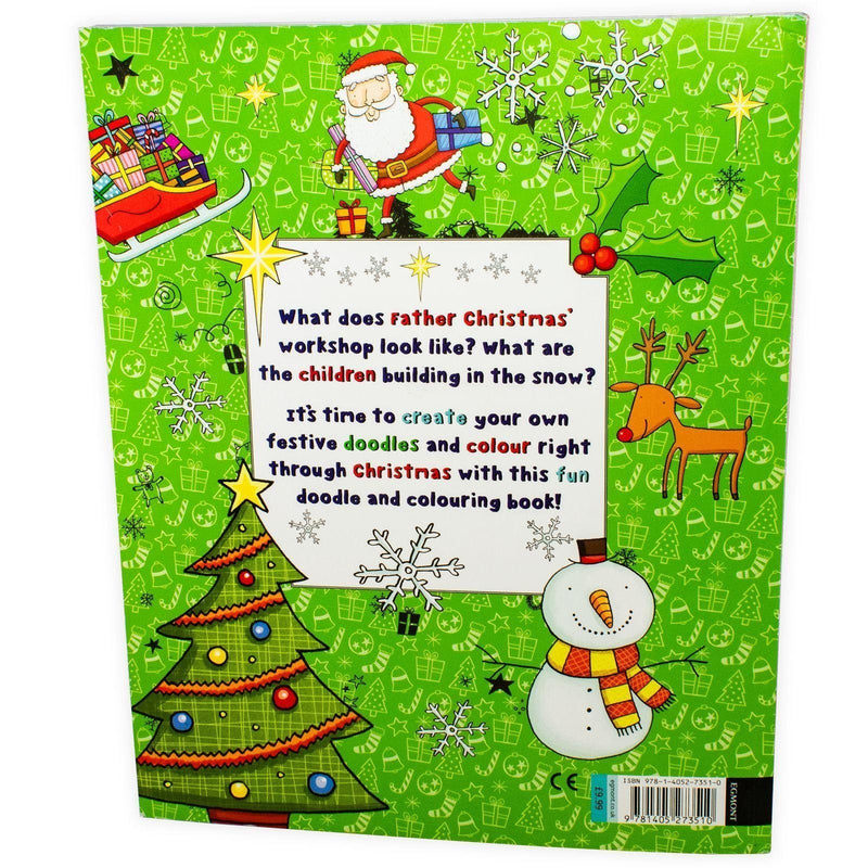 Christmas Doodle and Colouring Book - Paperback - Egmont 0-5 Egmont