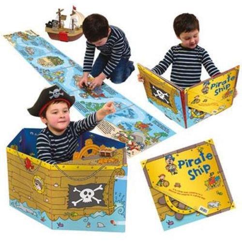 Convertible Pirate Ship - Ages 0-5 - Hardback - Amy Johnson 0-5 Miles Kelly Publishing