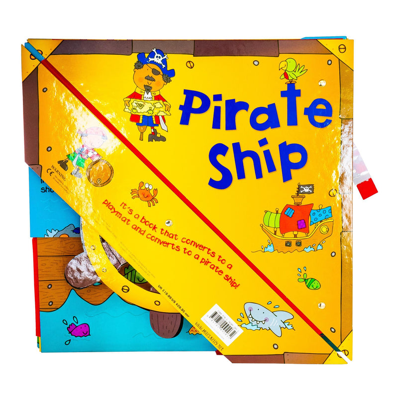 Convertible Pirate Ship - Ages 0-5 - Hardback - Amy Johnson 0-5 Miles Kelly Publishing