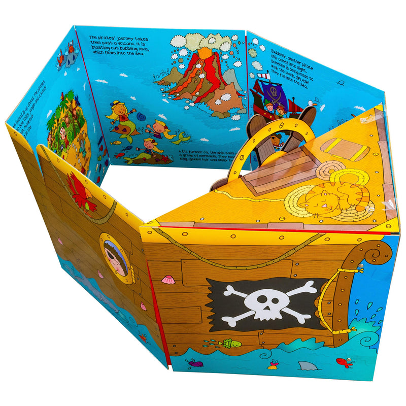 Convertible Pirate Ship - Ages 0-5 - Hardback - Amy Johnson 0-5 Miles Kelly Publishing