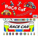 Convertible Race Car - Ages 0-5 - Board Books - Amy Johnson 0-5 Miles Kelly Publishing