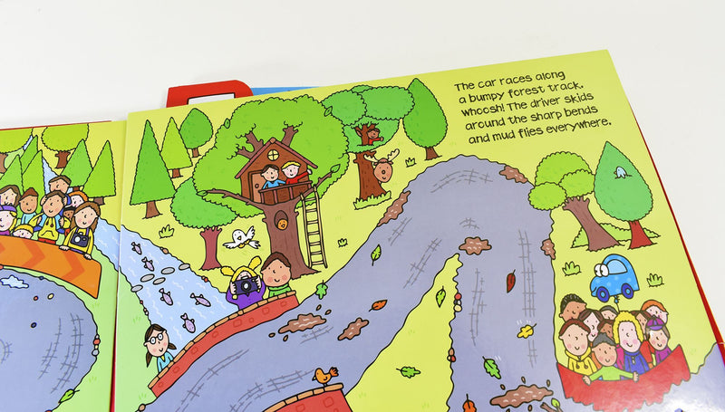 Convertible Race Car - Ages 0-5 - Board Books - Amy Johnson 0-5 Miles Kelly Publishing