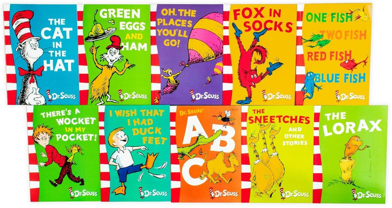 Dr Seuss Seusscase Collection 10 Books 0-5 Harper Collins