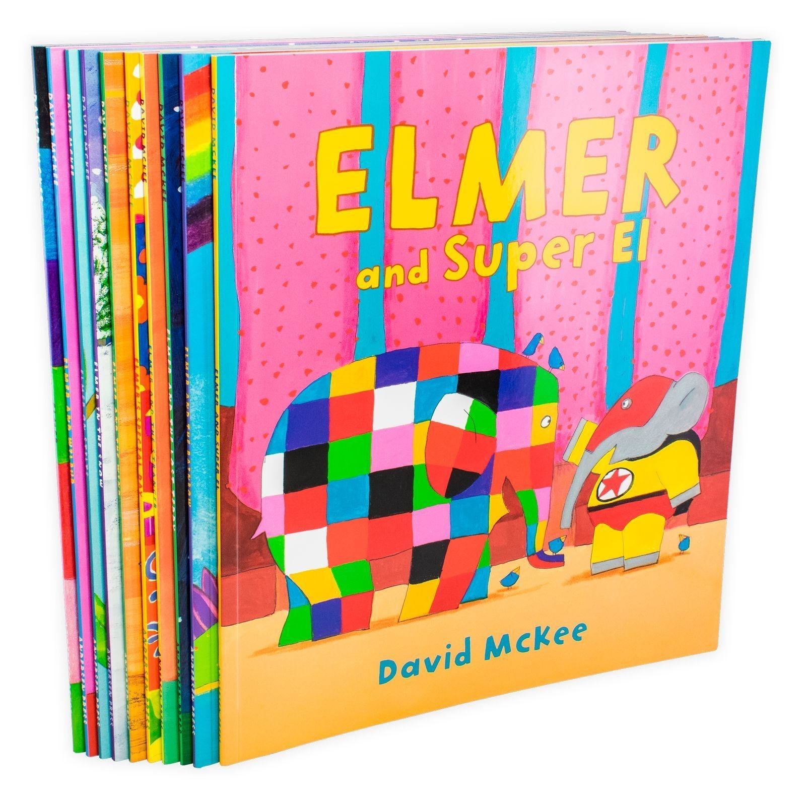 Elmer Children Picture 10 Books Collection Set By David McKee