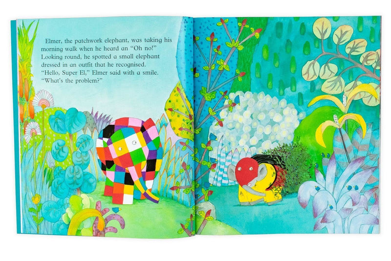 Elmer 10 Book Collection in a Bag - Ages 0-5 - Paperback - David McKee 0-5 Anderson Press