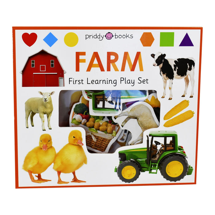 Farm First Learning Play Set - Ages 0-5 - Board Book - Priddy Books 0-5 Priddy Books