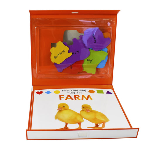 Farm First Learning Play Set - Ages 0-5 - Board Book - Priddy Books 0-5 Priddy Books