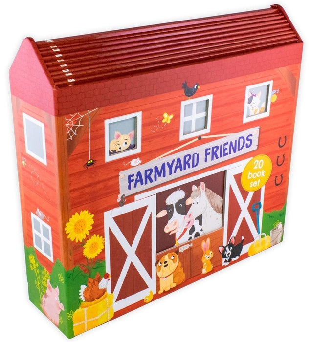 Farmyard Friends 20 Book Collection in a Barn - Ages 0-5 - Paperback 0-5 Little Tiger Press