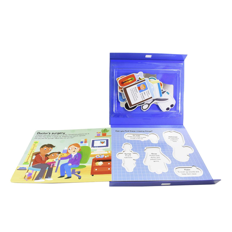 Lets Pretend Doctors Bag - Ages 0-5 - Board Book - Priddy Books 0-5 Priddy Books