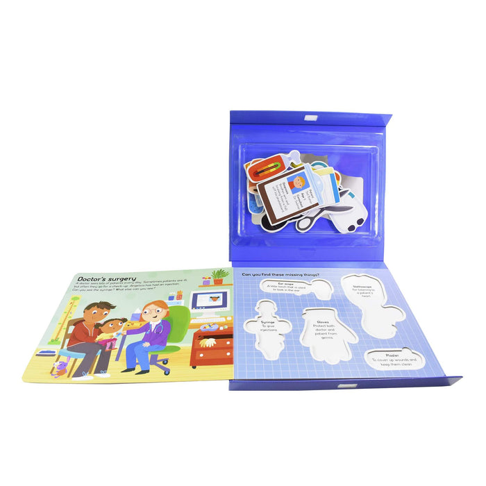 Lets Pretend Doctors Bag - Ages 0-5 - Board Book - Priddy Books 0-5 Priddy Books