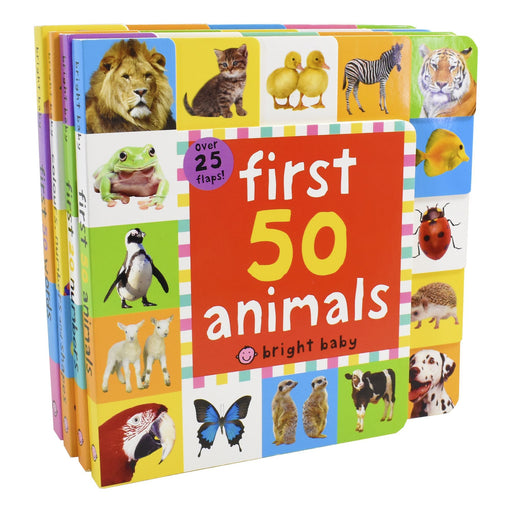 Lift the Flap Tab Books Collection 4 Books Set Preschool Skills, Early Learning 0-5 Priddy Books