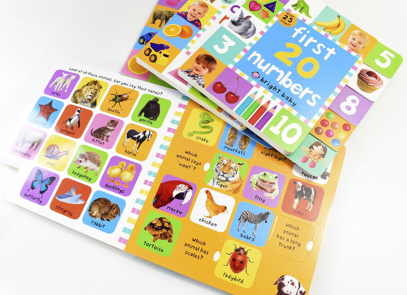 Lift the Flap Tab Books Collection 4 Books Set Preschool Skills, Early Learning 0-5 Priddy Books