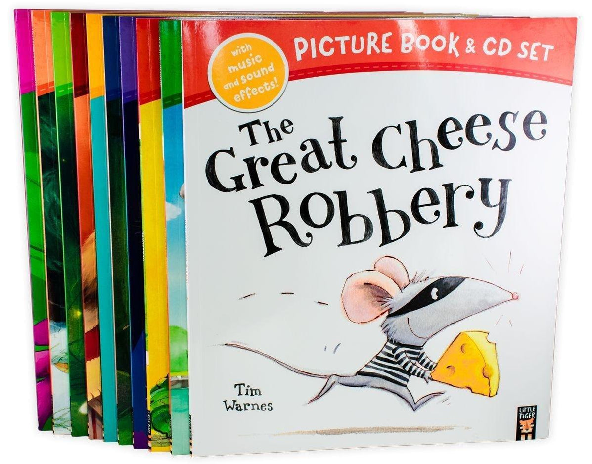Little Tiger Press 10 Picture Book And CD Set Books2Door little-tiger-press-10-picture-book-and-cd-set-books2door