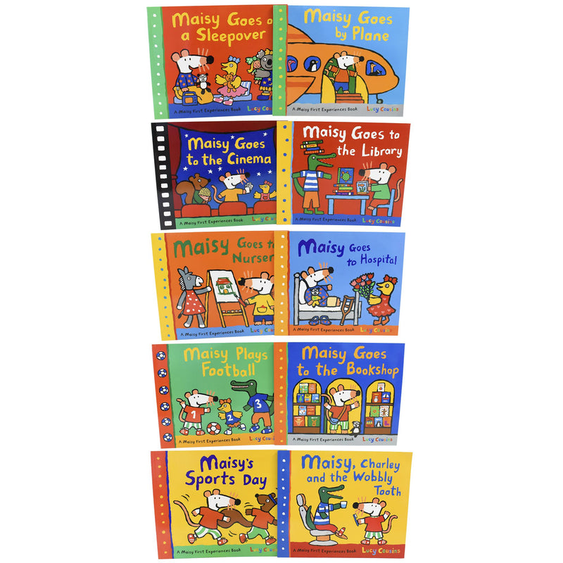 Maisy Mouse First Experience 10 Book Collection - Ages 0-5 - Paperback - Lucy Cousins 0-5 Walker Books