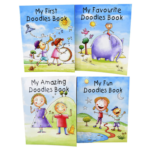 My Doodles 4 Books Collection Set Structured Activities - Ages 0-5 - Paperback 0-5 B Jain