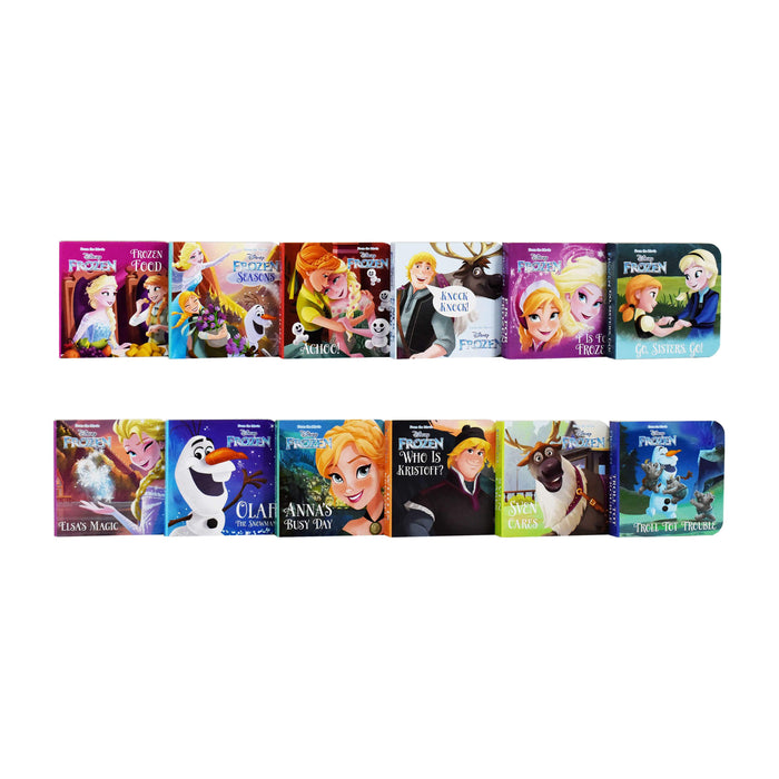 My First Library Disney Frozen 12 Board Books By Disney - Age 0-3 0-5 P I Kids