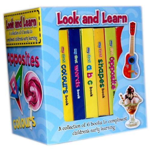 My First Look and Learn 6 Board Books Collection Set - Age 0-5 - Board Books 0-5 Sandcastle Books