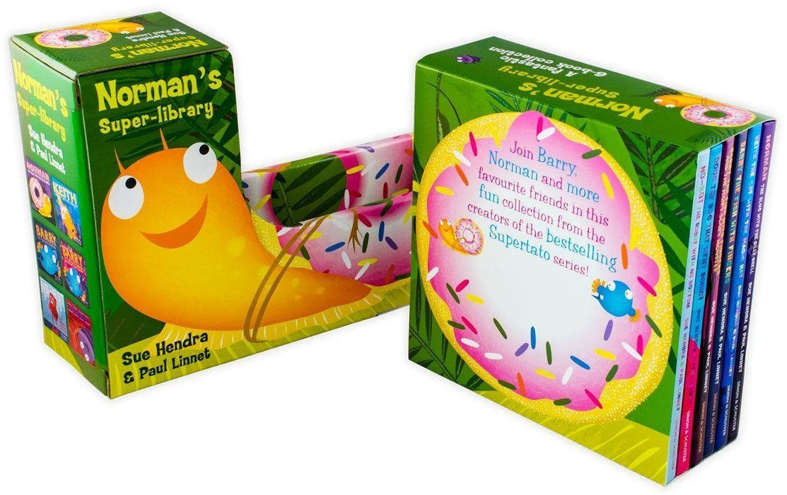 Norman's Super-Library 6 Book Collection - Ages 0-5 - Hardback - Sue Hendra and Paul Linnet 0-5 Simon and Schuster