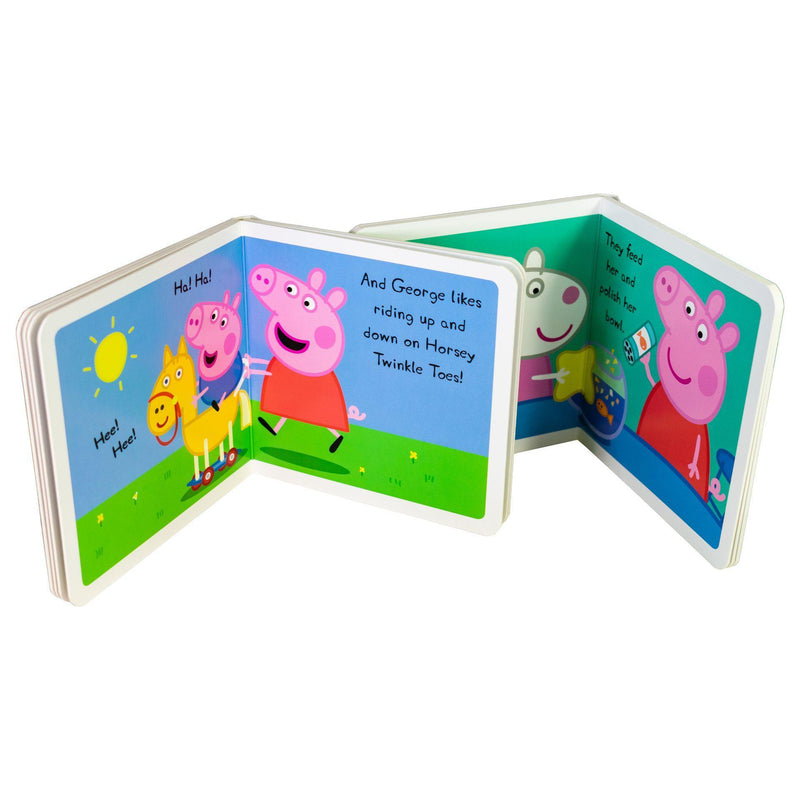 Peppa Pig Childrens Picture Flat 8 Board Books Collection 0-5 Ladybird