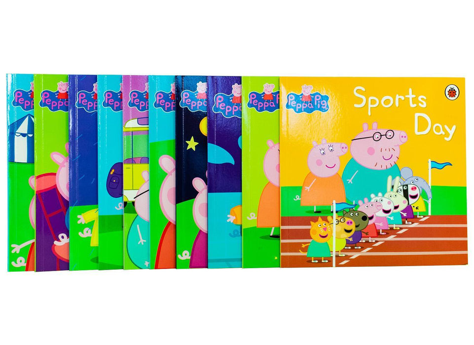 Peppa Pig Favourite Stories 10 Books Slipcase Collection Set - Ages 0-5 - Paperback 0-5 Ladybird Books