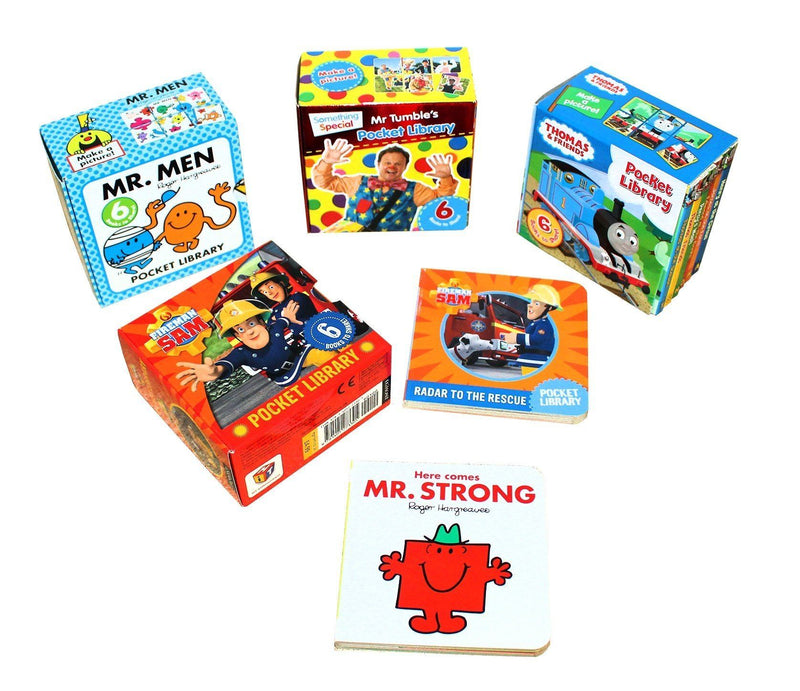 Pocket Library 24 Board Books Collection for Boys 0-5 Egmont
