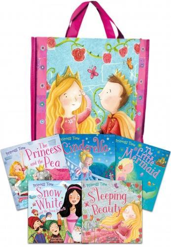 Princess Time 5 Book Collection in a Bag - Ages 0-5 - Paperback 0-5 Miles Kelly Publishing
