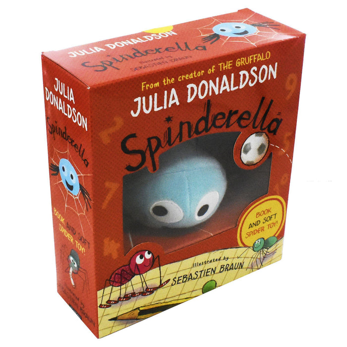 Spinderella Book & Plush Set - Ages 0-5 - Paperback - Julia Donaldson 0-5 Egmont