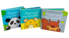 Thats Not My Touchy-Feely 3 Board Books Set Squirrel, Hamster and Panda - Ages 0-5 - Board Books - Usborne 0-5 Usborne