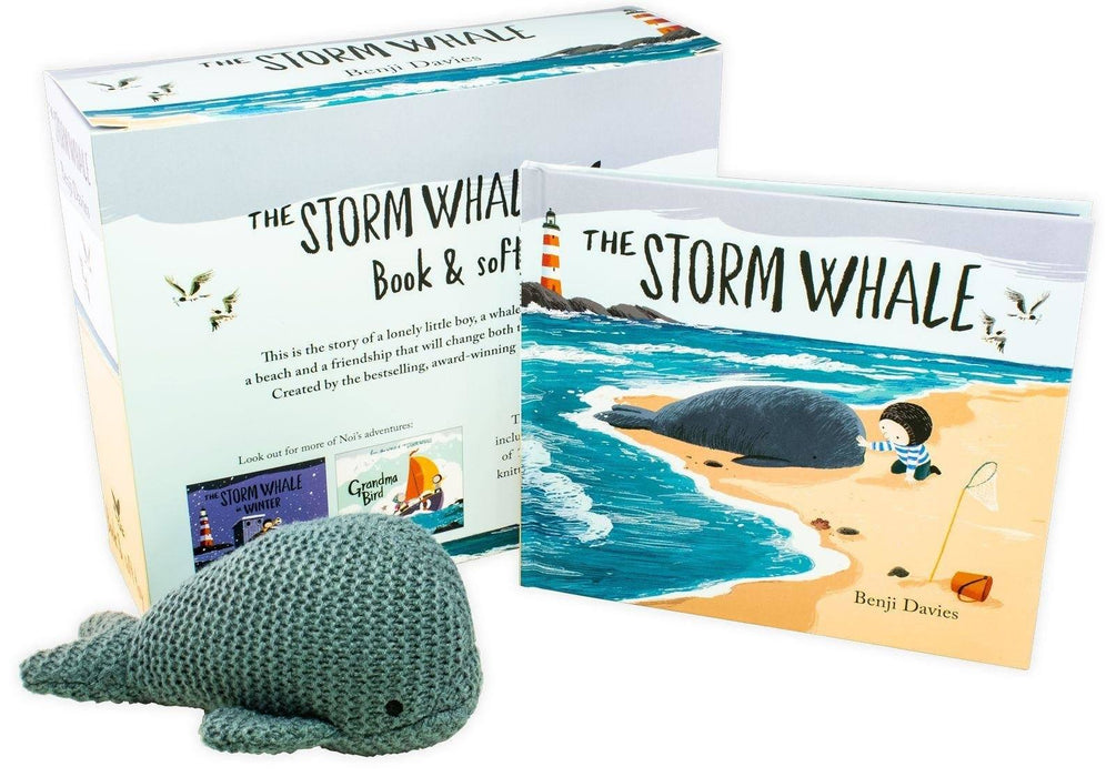 The Storm Whale Book & Soft Toy - Ages 0-5 - Hardback - Benji Davies 0-5 Simon & Schuster
