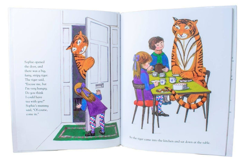 The Tiger Who Came to Tea Slipcase Edition - Ages 0-5 - Hardback - Judith kerr 0-5 Harper Collins