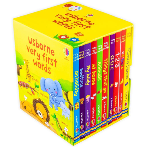 Usborne Very First Words 10 Board Books 0-5 Usborne Publishing