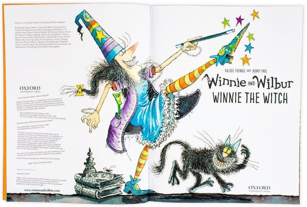 Winnie and Wilbur The Spooky 6 Book Collection with CDs 0-5 Oxford University Press