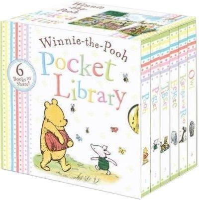 Winnie Pooh 6 Book Pocket Library Ages 0 5 Board Books Jane Riordan