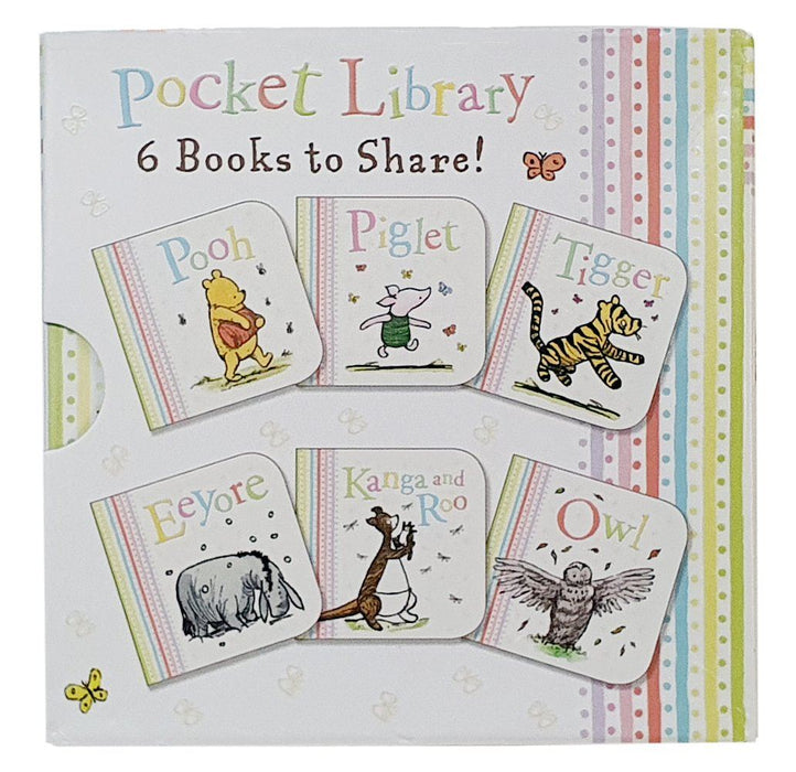 Winnie-the-Pooh Pocket Library 6 Books to Share - Ages 0-5 - Board Books - Jane Riordan 0-5 Egmont